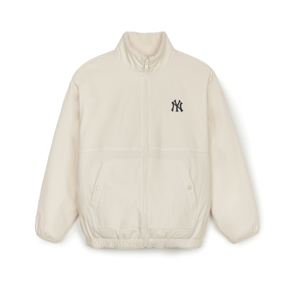 MLB FLEECE 雙面穿 翻領外套 羊羔絨外套 Varsity系列 紐約洋基隊 (3AFDV0346-50CRD)