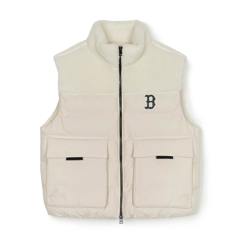 MLB 刷絨背心 FLEECE系列 波士頓紅襪隊 (3AFDB0246-43CRD)