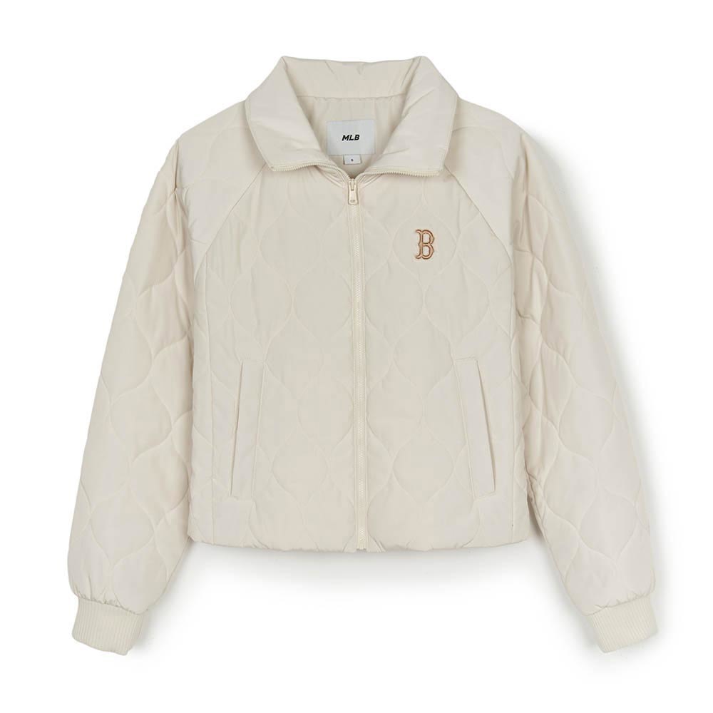 MLB 女版鋪棉絎縫外套 波士頓紅襪隊 (3FPDB0146-43CRD)