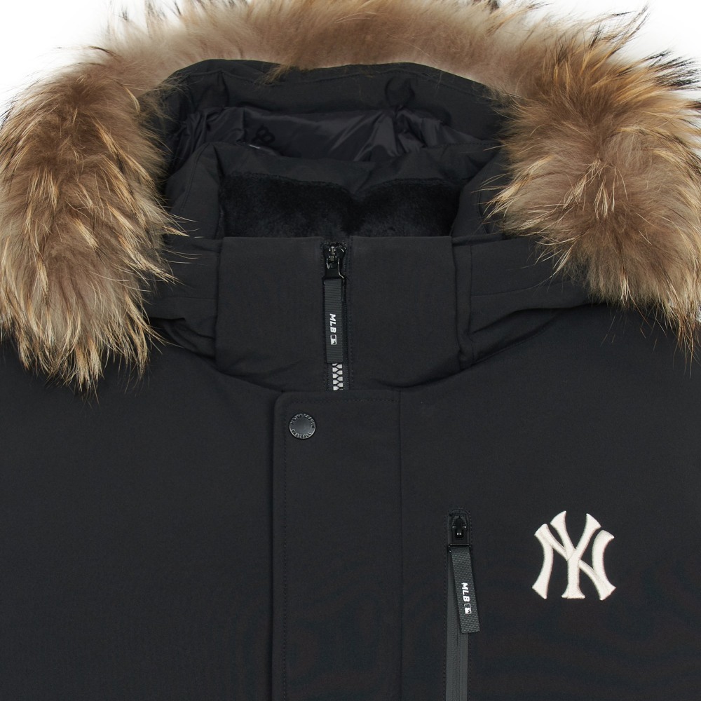 MLB 連帽羽絨外套 紐約洋基隊 (3ADJB1546-50BKS)