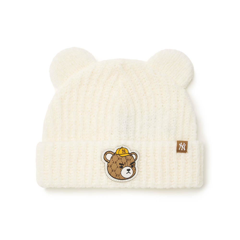 MLB KIDS 毛帽 童帽 Mega Bear系列 紐約洋基隊 (7ABNC0146-50CRM)