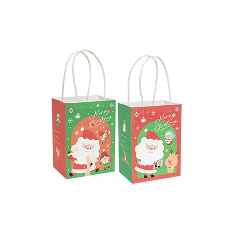 〔博美Pomei〕紙袋 9K－方 耶誕星願 5入