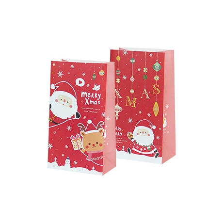 〔博美Pomei〕立體袋 NO.08 繽紛耶誕 10入