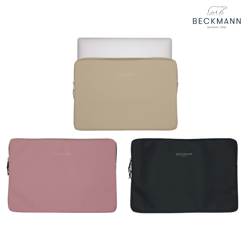 *【Beckmann】Street 15吋筆電保護套-沙丘/沙漠粉紅/武士黑
