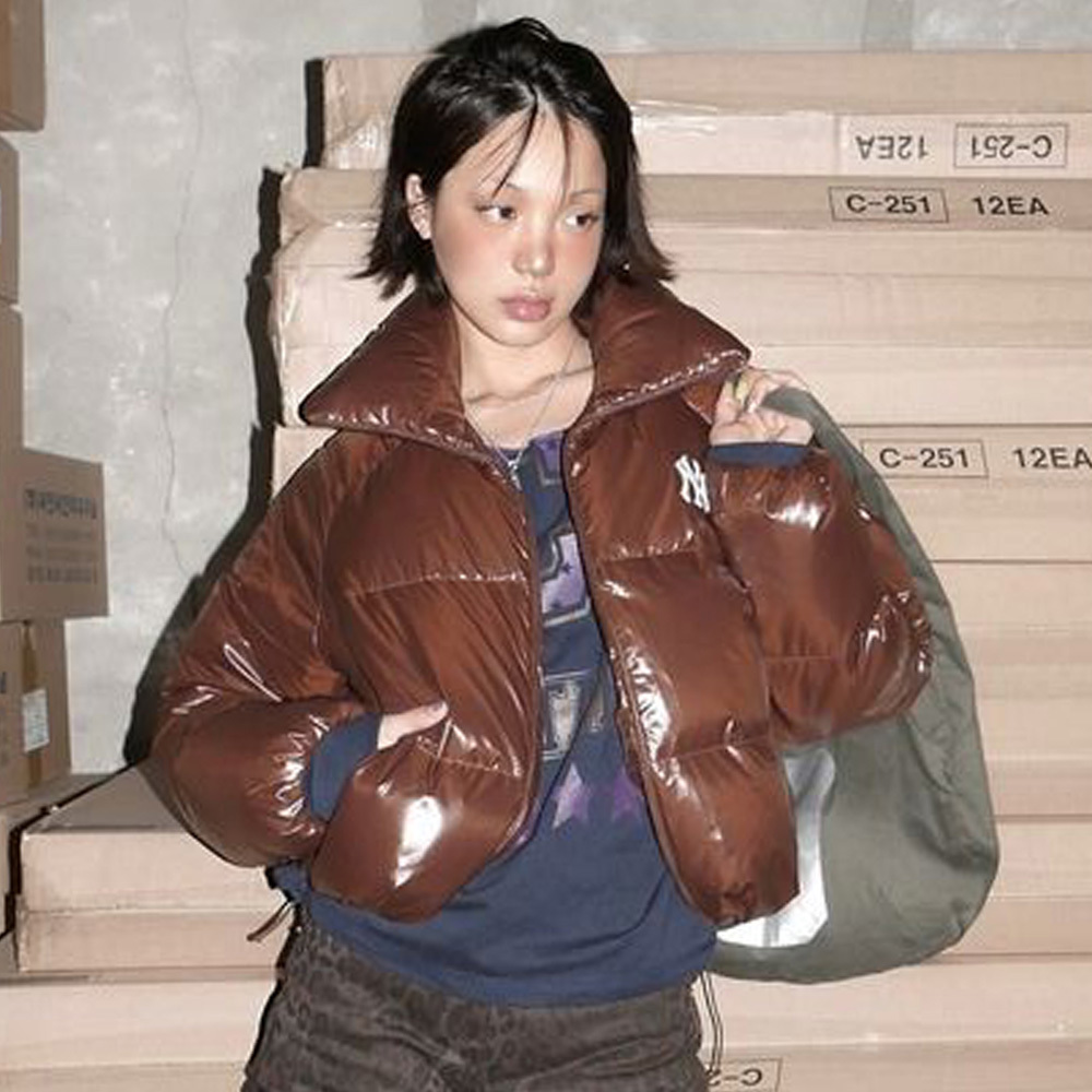 MLB 女版鴨絨外套 羽絨外套 紐約洋基隊 (3FDJB2046-50BRD)