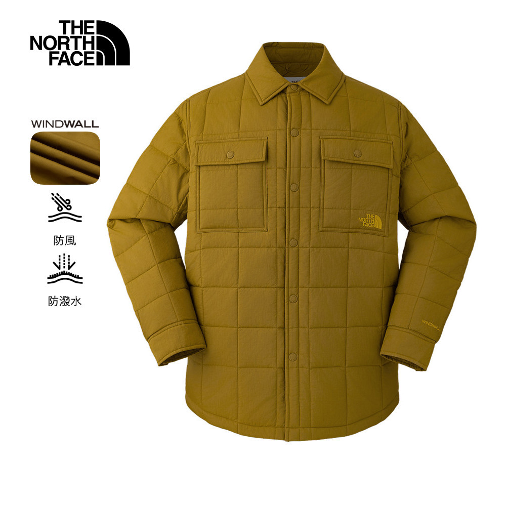 【10/25 00點週末限定】The North Face北面男款綠色DWR防潑水鋪棉外套｜89Y