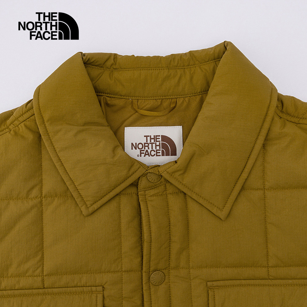 【10/25 00點週末限定】The North Face北面男款綠色DWR防潑水鋪棉外套｜89YU1OB