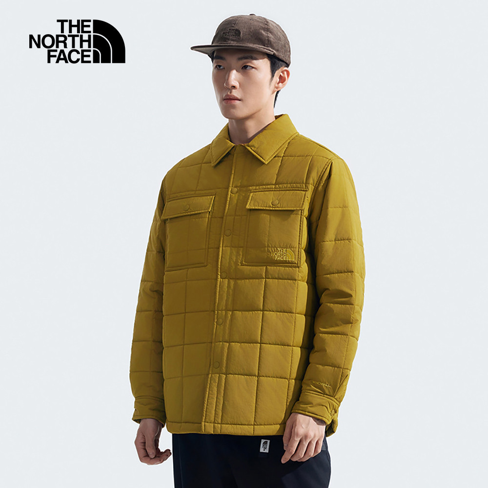 【10/25 00點週末限定】The North Face北面男款綠色DWR防潑水鋪棉外套｜89YU1OB