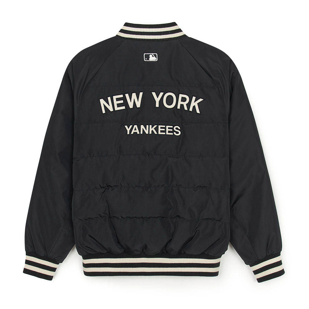 MLB 輕量羽絨外套 棒球外套 夾克 Varsity系列 紐約洋基隊 (3ADJV0146-50BKS)