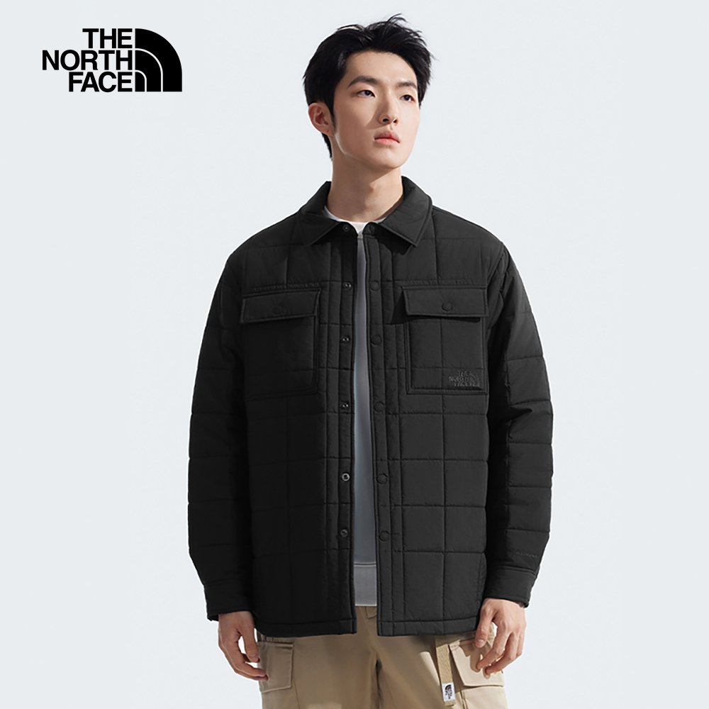 【10/24 00點週末限定】The North Face北面男款黑色DWR防潑水鋪棉外套｜89YUJK3