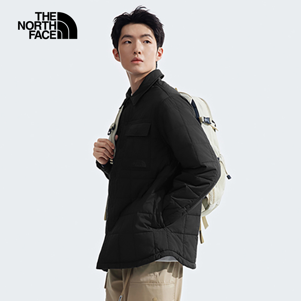 【10/24 00點週末限定】The North Face北面男款黑色DWR防潑水鋪棉外套｜89YUJK3