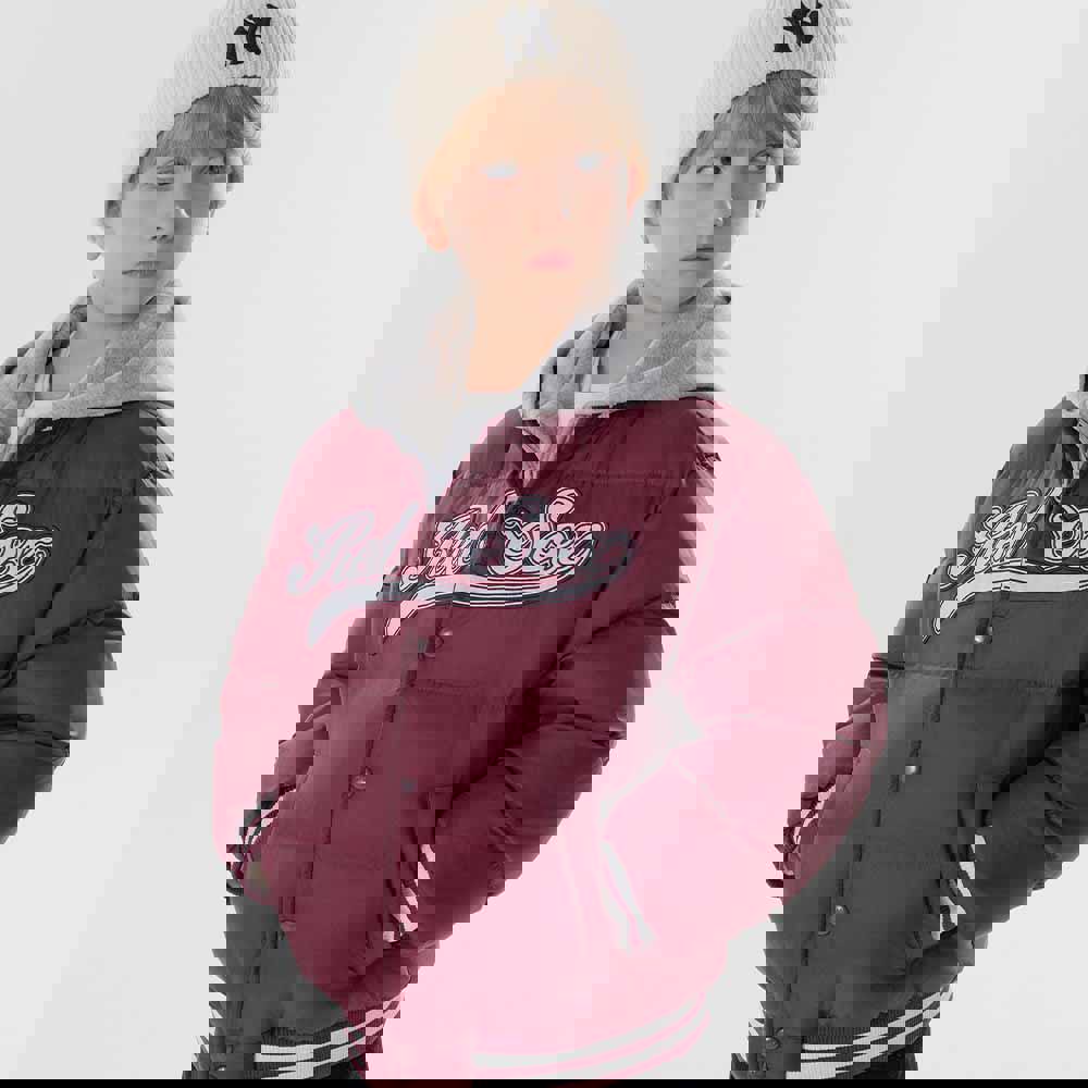 MLB Korea MLB KIDS 輕量連帽羽絨外套 童裝 Varsity系列 波士頓紅襪隊 (7AD