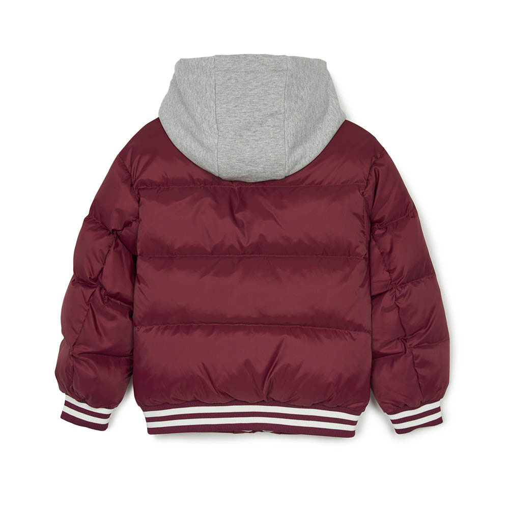 MLB KIDS 輕量連帽羽絨外套 童裝 Varsity系列 波士頓紅襪隊 (7ADJV0146-43BDS)