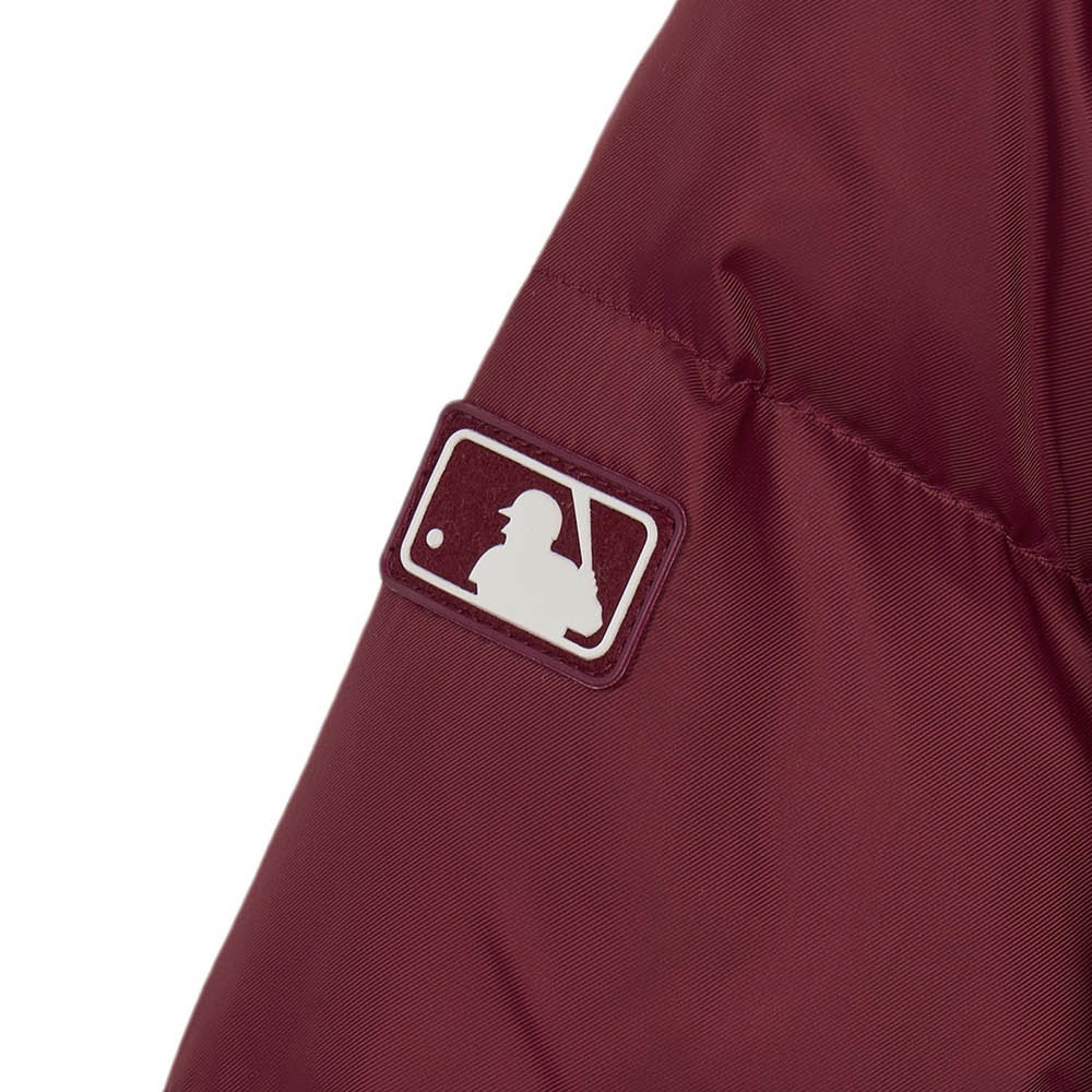 MLB KIDS 輕量連帽羽絨外套 童裝 Varsity系列 波士頓紅襪隊 (7ADJV0146-43BDS)