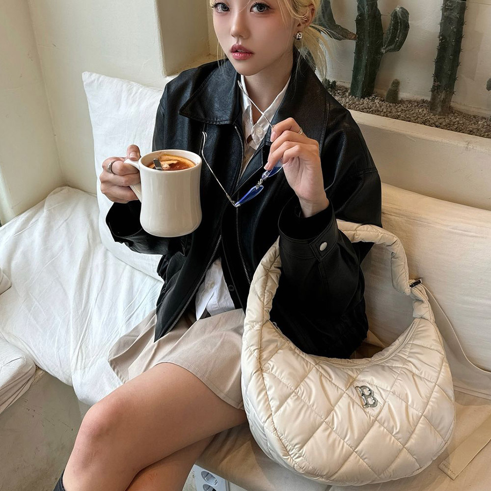 MLB 大雲朵包 腋下包 肩背包 波士頓紅襪隊 (3ABQL064N-43CRD)