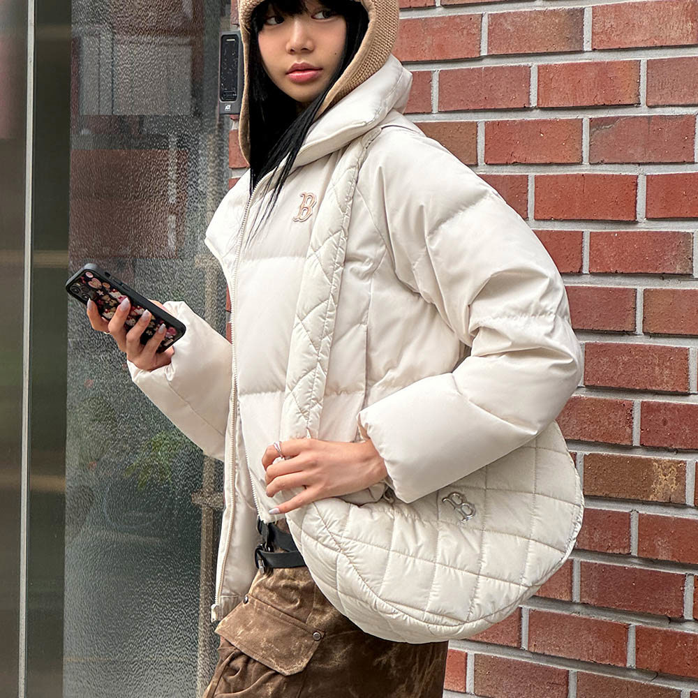 MLB 大雲朵包 腋下包 肩背包 波士頓紅襪隊 (3ABQL064N-43CRD)