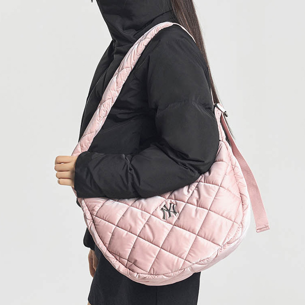 MLB 大雲朵包 腋下包 肩背包 紐約洋基隊 (3ABQL064N-50PKM)