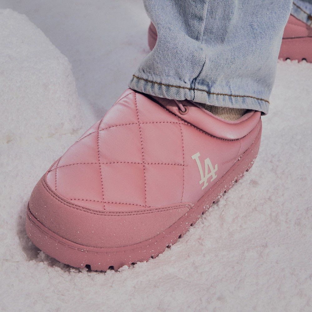 MLB 休閒鞋 絎縫穆勒鞋 洛杉磯道奇隊 (3AWBQWM46-07PKS)