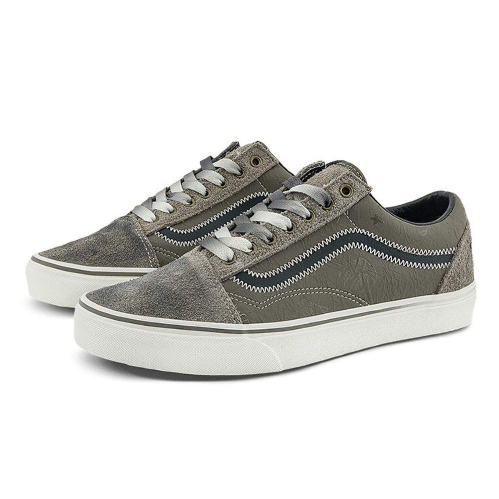 HIRONO Old Skool 灰棕色滑板鞋