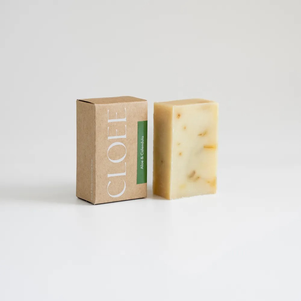 【Simple Zone】CLOEE 2-in-1潔顏沐浴好好皂 蘆薈＆金盞花103g