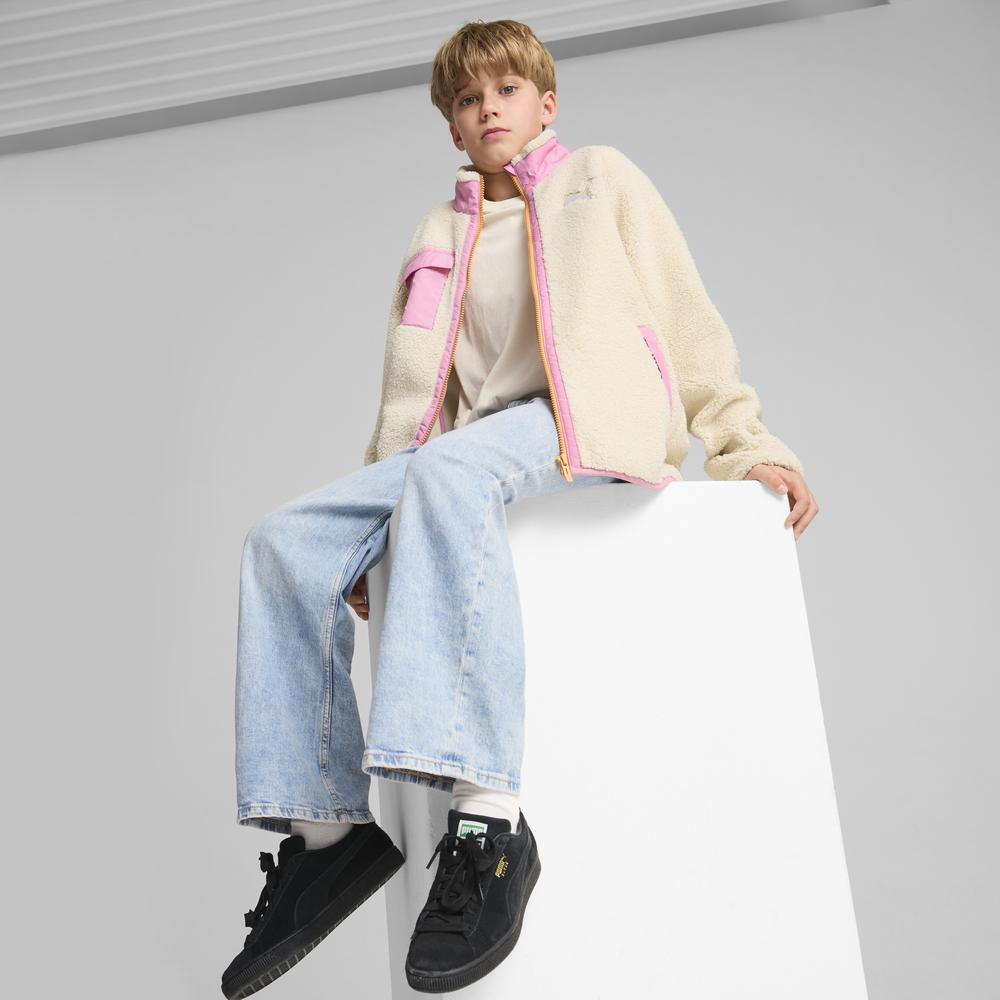 PUMA 基本系列Sherpa立領外套 男童