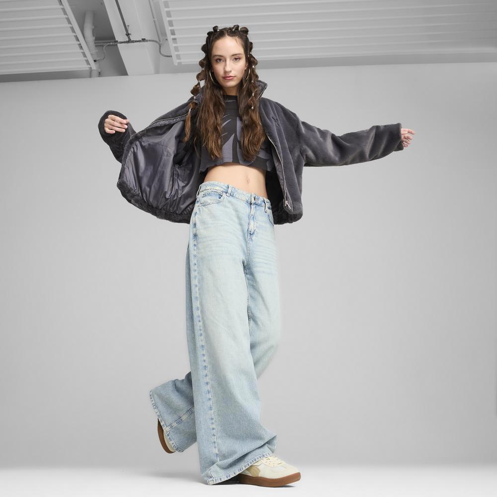 PUMA 流行系列輕柔仿皮草立領外套 女性