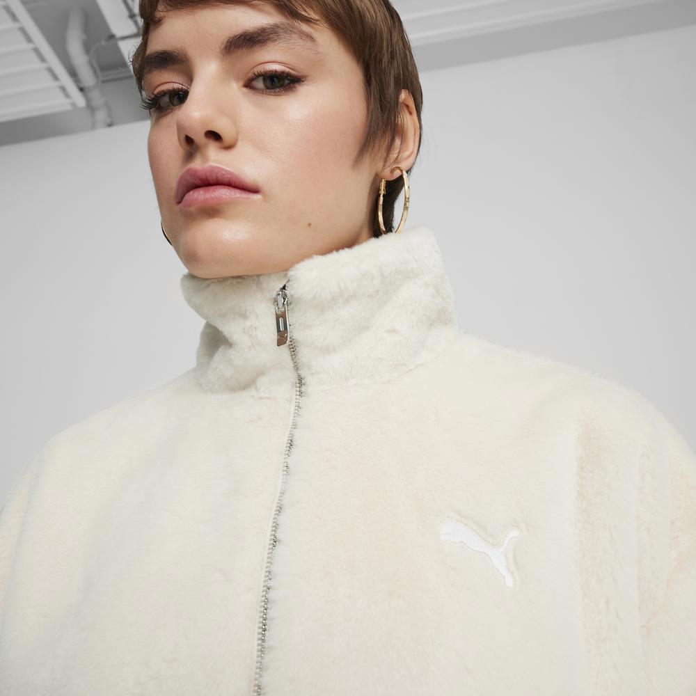 PUMA 流行系列輕柔仿皮草立領外套 女性