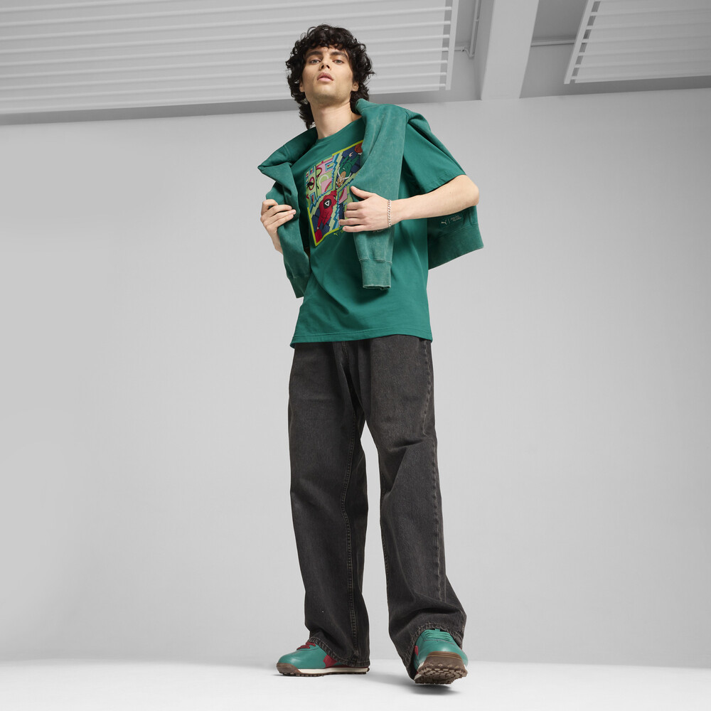 PUMA 魷魚系列圖樣短袖T恤 男性