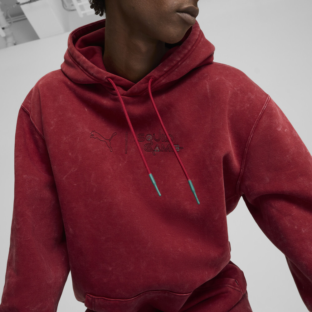 PUMA 魷魚系列圖樣長厚連帽T恤 男性