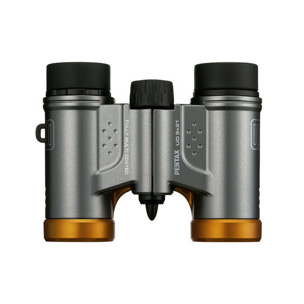 PENTAX 賓得士 UD 9x21 雙筒望遠鏡(灰橙)(台灣總代理公司貨)
