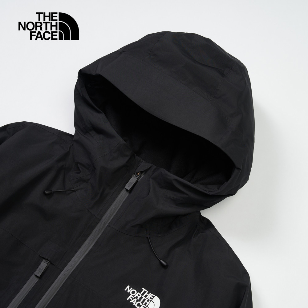 The North Face北面男款黑色Gore-Tex防水透氣連帽鋪棉外套｜82VP4H0