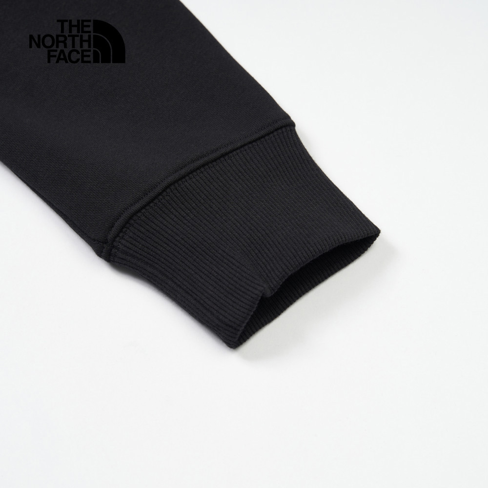 【10/27 00點限時搶購】The North Face北面男女款黑色背面大尺寸印花長袖大學T｜8ATHJK3