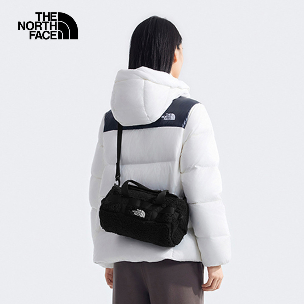【10/24 00點週末限定】The North Face北面男女款黑色背提兩用休閒單肩包｜8B26JK3