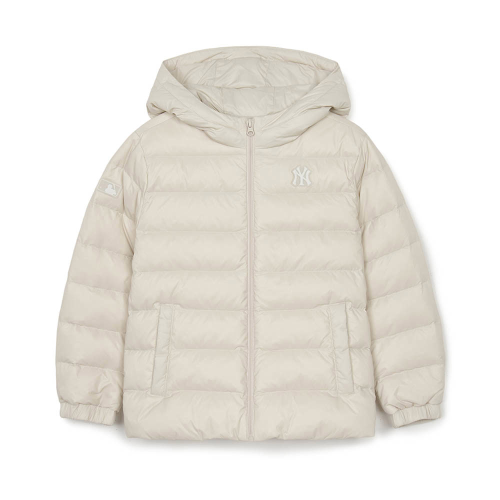 MLB KIDS 連帽羽絨外套 童裝 紐約洋基隊 (7ADJB0546-50CRM)