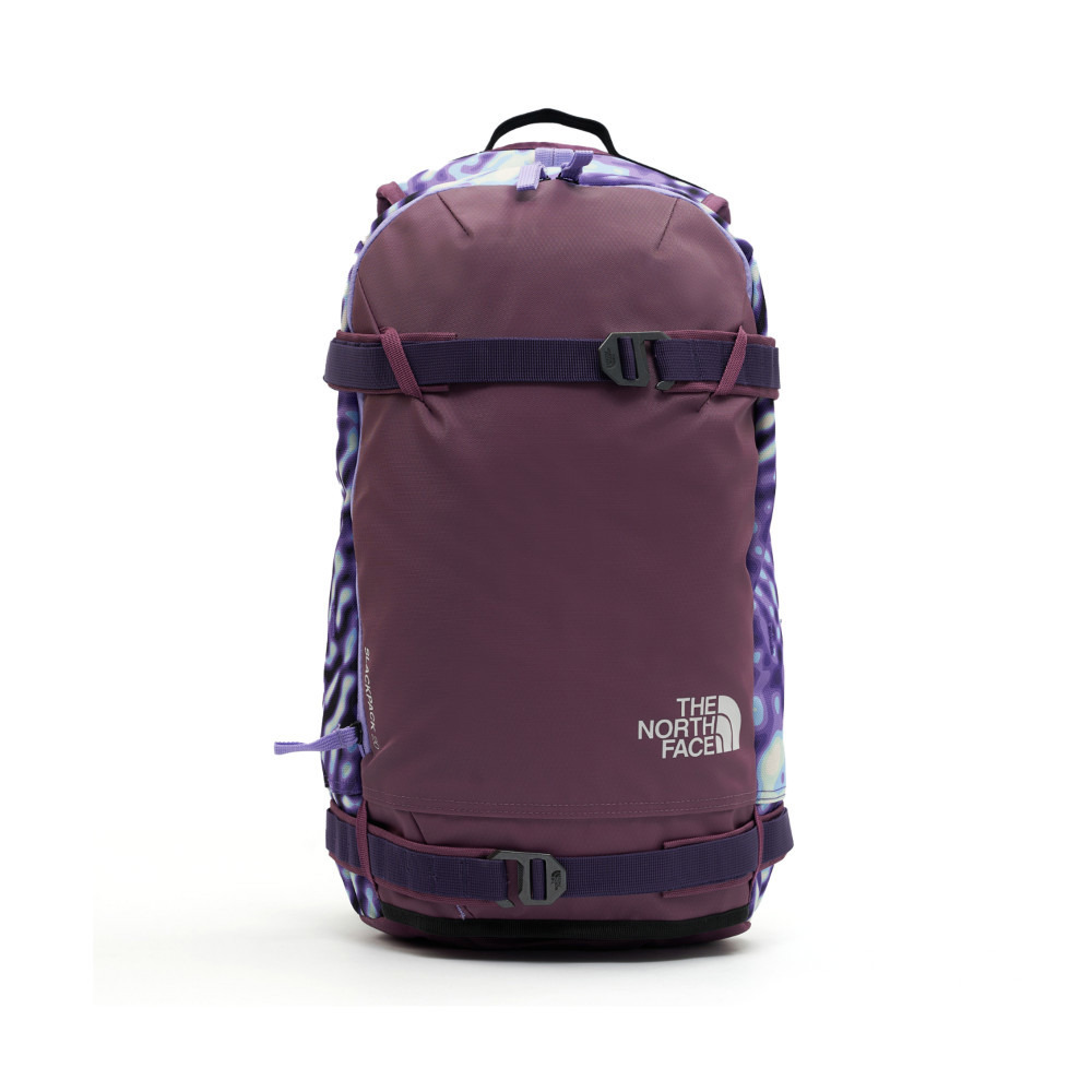 【10/27 00點限時搶購】The North Face北面男女款紫色DWR防潑水戶外休閒多功能滑雪後背包｜4VPU37O
