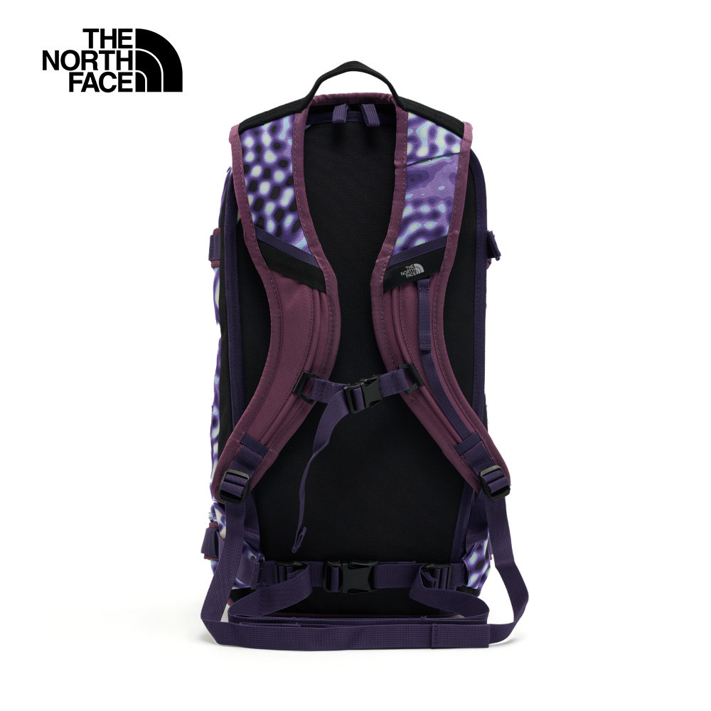 【10/27 00點限時搶購】The North Face北面男女款紫色DWR防潑水戶外休閒多功能滑雪後背包｜4VPU37O