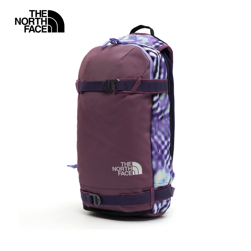 【10/27 00點限時搶購】The North Face北面男女款紫色DWR防潑水戶外休閒多功能滑雪後背包｜4VPU37O