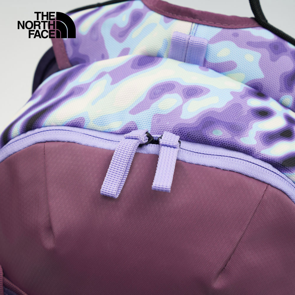 【10/27 00點限時搶購】The North Face北面男女款紫色DWR防潑水戶外休閒多功能滑雪後背包｜4VPU37O