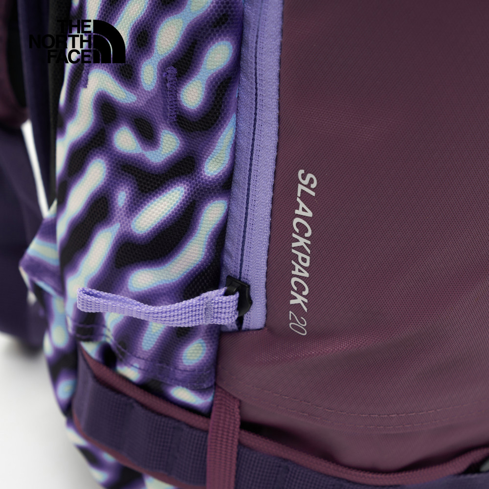 【10/27 00點限時搶購】The North Face北面男女款紫色DWR防潑水戶外休閒多功能滑雪後背包｜4VPU37O