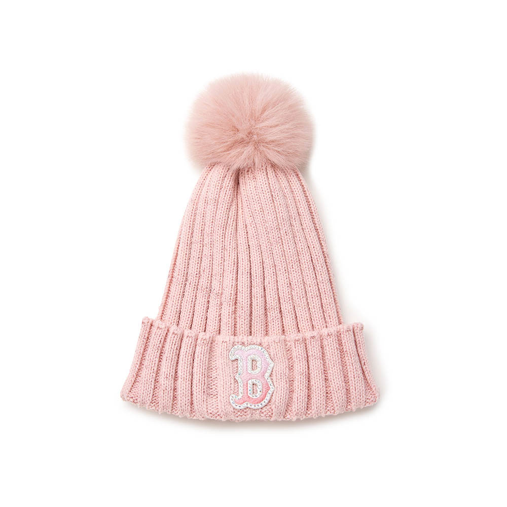 MLB KIDS 針織毛帽 童帽 波士頓紅襪隊 (7FBNB2046-43PKL)