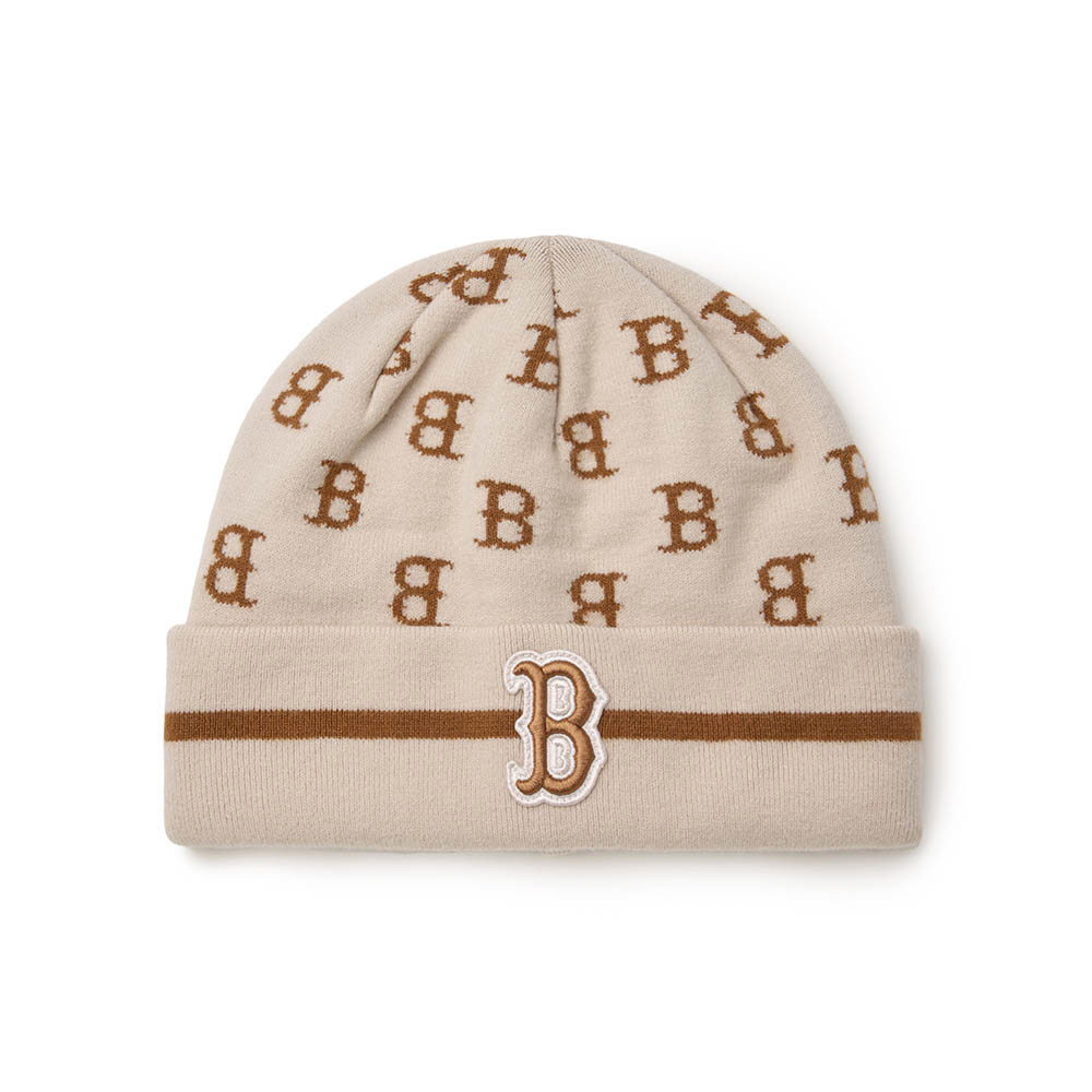 MLB KIDS 毛帽 童帽 Monogram系列 波士頓紅襪隊 (7ABNM0146-43CRD)