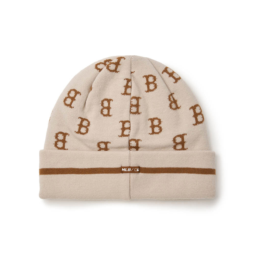 MLB KIDS 毛帽 童帽 Monogram系列 波士頓紅襪隊 (7ABNM0146-43CRD)