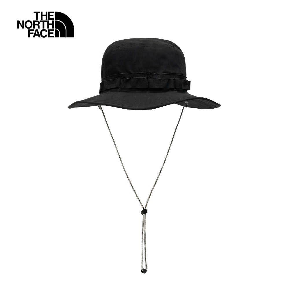 【10/26 12點限時搶購】The North Face北面男女款黑色UPF防曬可調節漁夫帽｜5FXF4H0