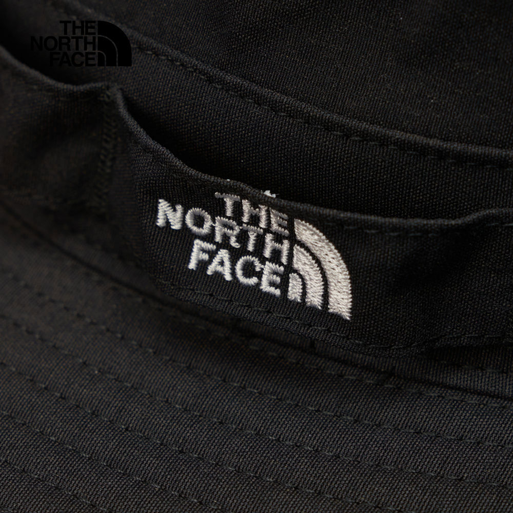 【10/26 12點限時搶購】The North Face北面男女款黑色UPF防曬可調節漁夫帽｜5FXF4H0