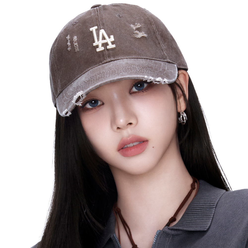 MLB 復古水洗刷舊可調式軟頂棒球帽 洛杉磯道奇隊 (3ACPVV34N-07BRL)