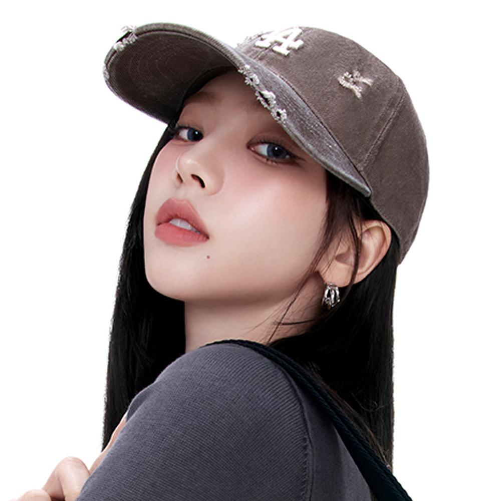 MLB 復古水洗刷舊可調式軟頂棒球帽 洛杉磯道奇隊 (3ACPVV34N-07BRL)