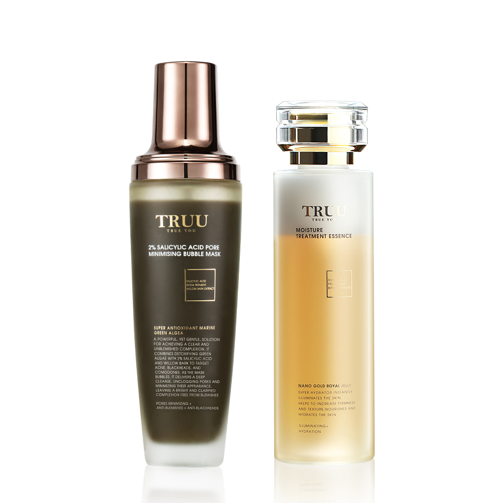 2%水楊酸毛孔緊緻泡泡面膜【李佩甄推薦】+化妝水擇1（蜂王乳極潤修護精華露／美白外泌體超導精華露／PDRN外泌體水光膠原精華露／舒緩安撫原生露／極萃煥顏精華露／全能鎖水滋潤精華露/PDRN水楊酸緊緻毛孔精華露）