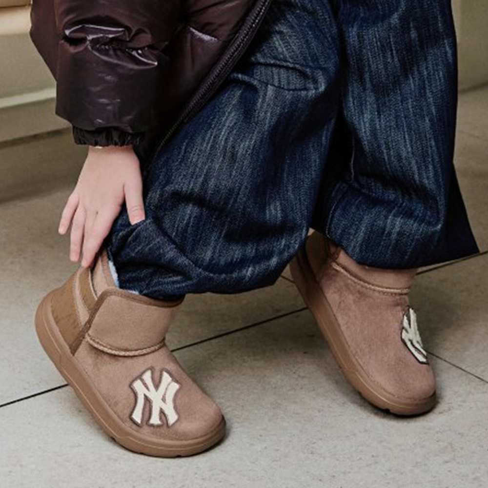 MLB Korea MLB KIDS 內刷毛短靴 童鞋 紐約洋基隊 (7AWBLM146-50BGS)｜运动