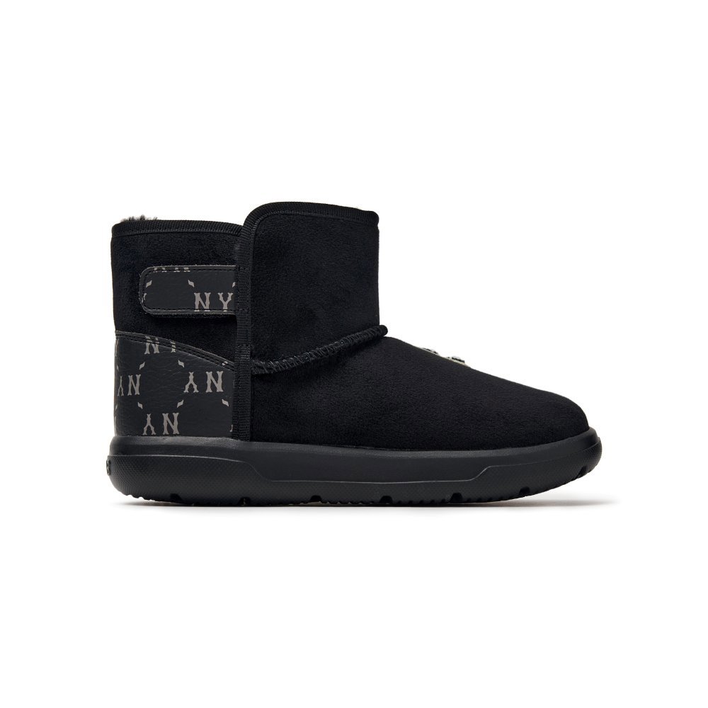 MLB KIDS 內刷毛短靴 童鞋 紐約洋基隊 (7AWBLM146-50BKS)