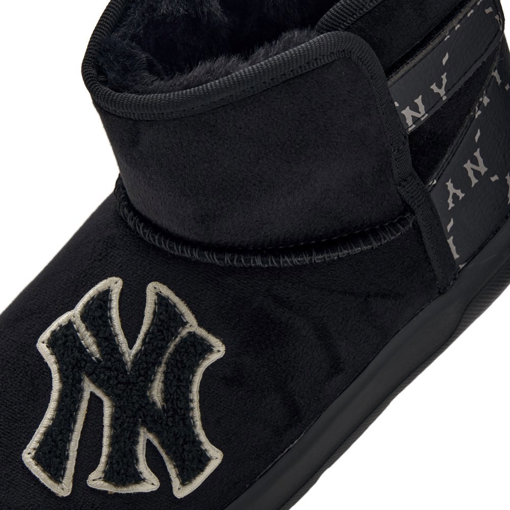 MLB KIDS 內刷毛短靴 童鞋 紐約洋基隊 (7AWBLM146-50BKS)
